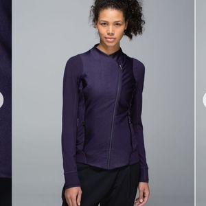 Lululemon Emerge Renewed Jacket Black Grape